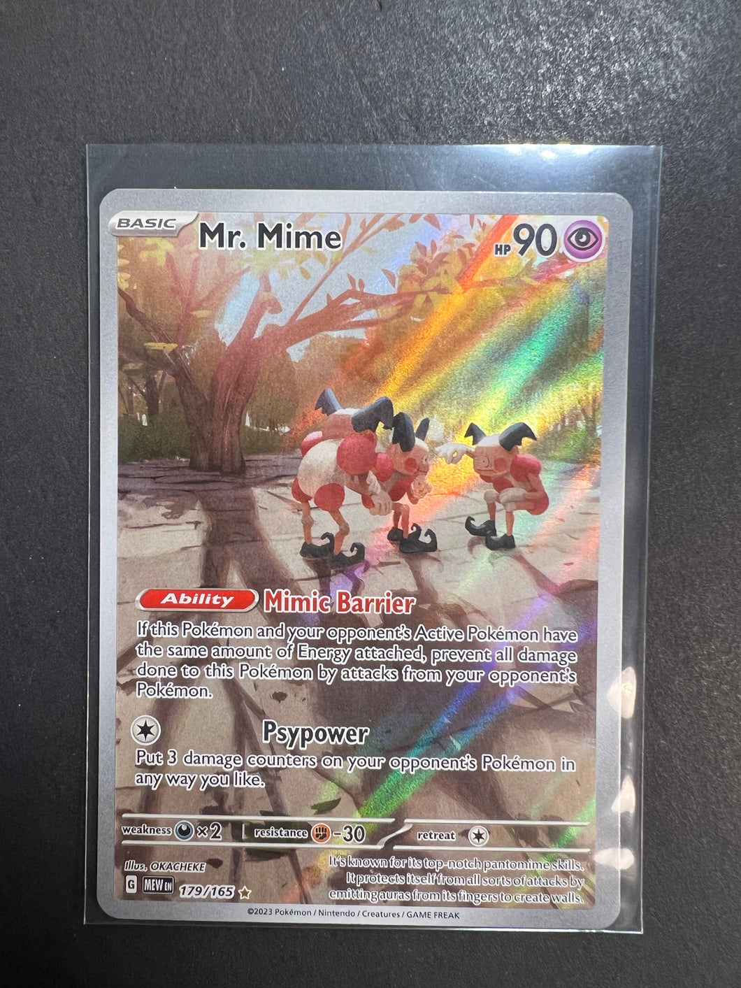 Mr. Mime - 179/165 Holo Ultra Rare - Pokemon 151 Set