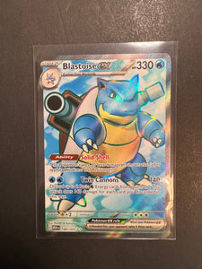 Blastoise ex - 184/165 Full Art Ultra Rare - Pokemon 151 Set