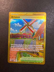 Artazon - 229/197 Gold Full Art Ultra Rare Trainer - Obsidian Flames