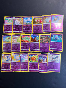Pokemon Silver Tempest Complete Reverse Holo Card Set - 144 Cards + 15 Radiant and Ultra Rare V Cards!