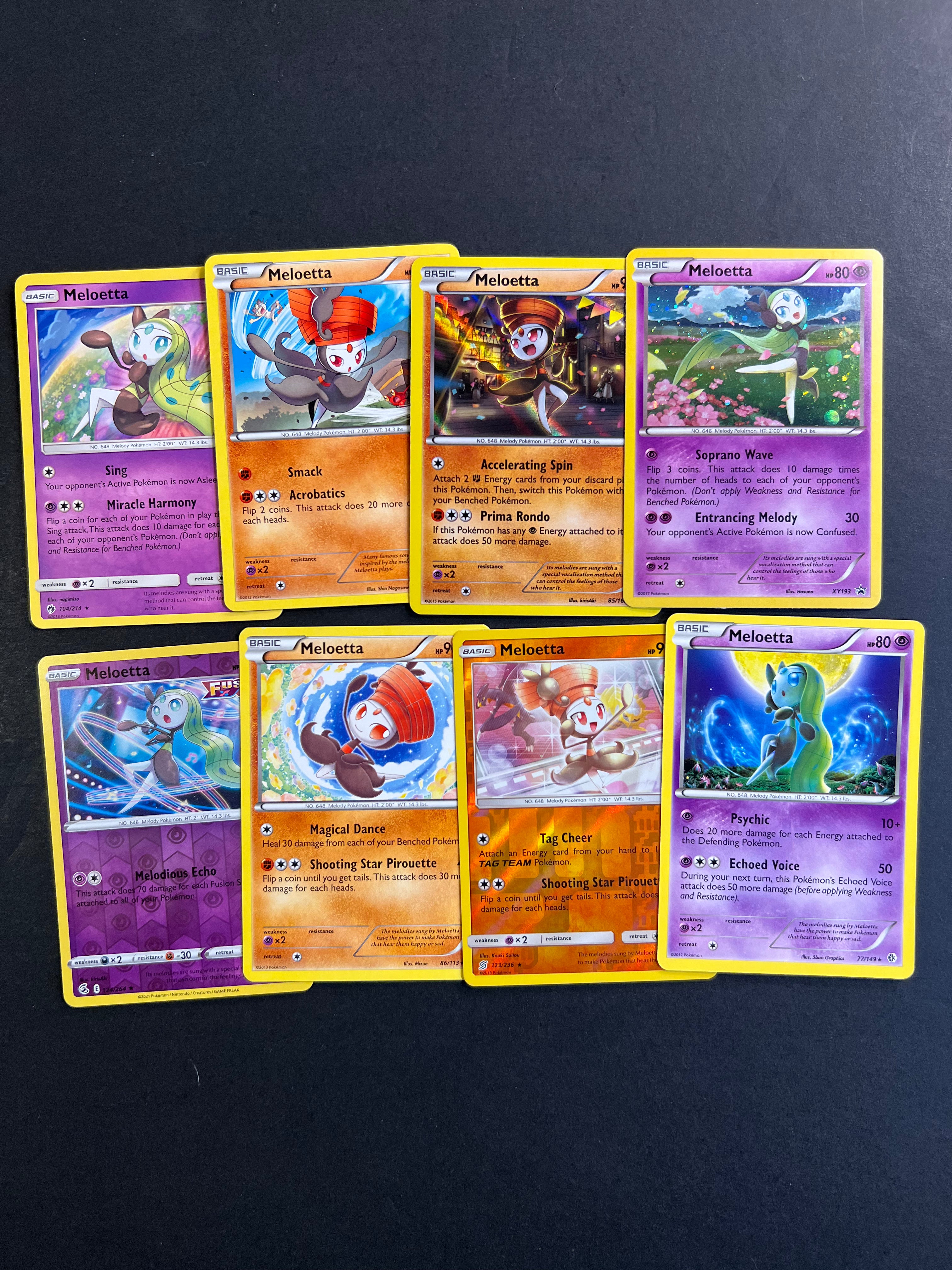 Pokemon Mythical Meloetta Box with 6 Figures and Deck Box