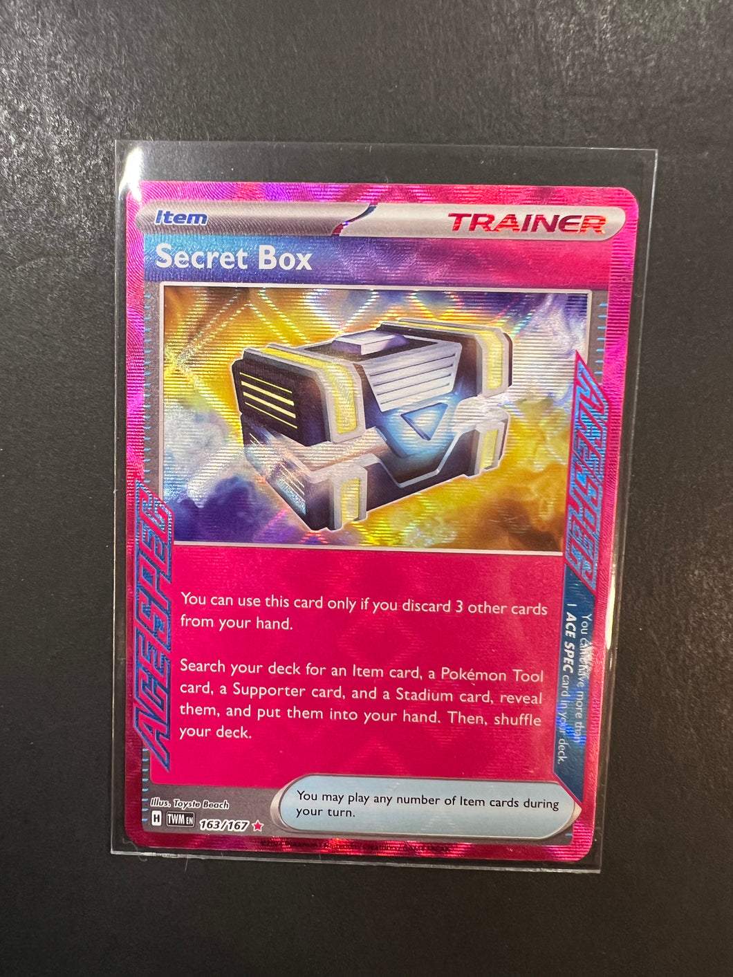 Secret Box - 163/167 Ace Spec Holo Trainer - Twilight Masquerade