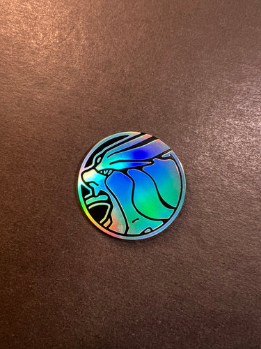 Official Suicune Pokemon Coin - Blue