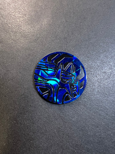Official Dialga Pokemon Coin - “Cracked Ice” Blue
