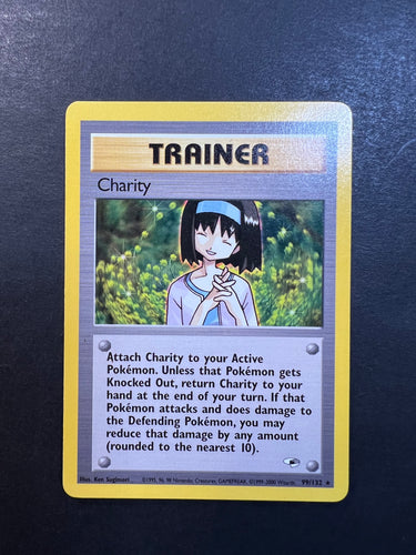 Charity - 99/132 Non-Holo Rare Trainer - Gym Heroes Set
