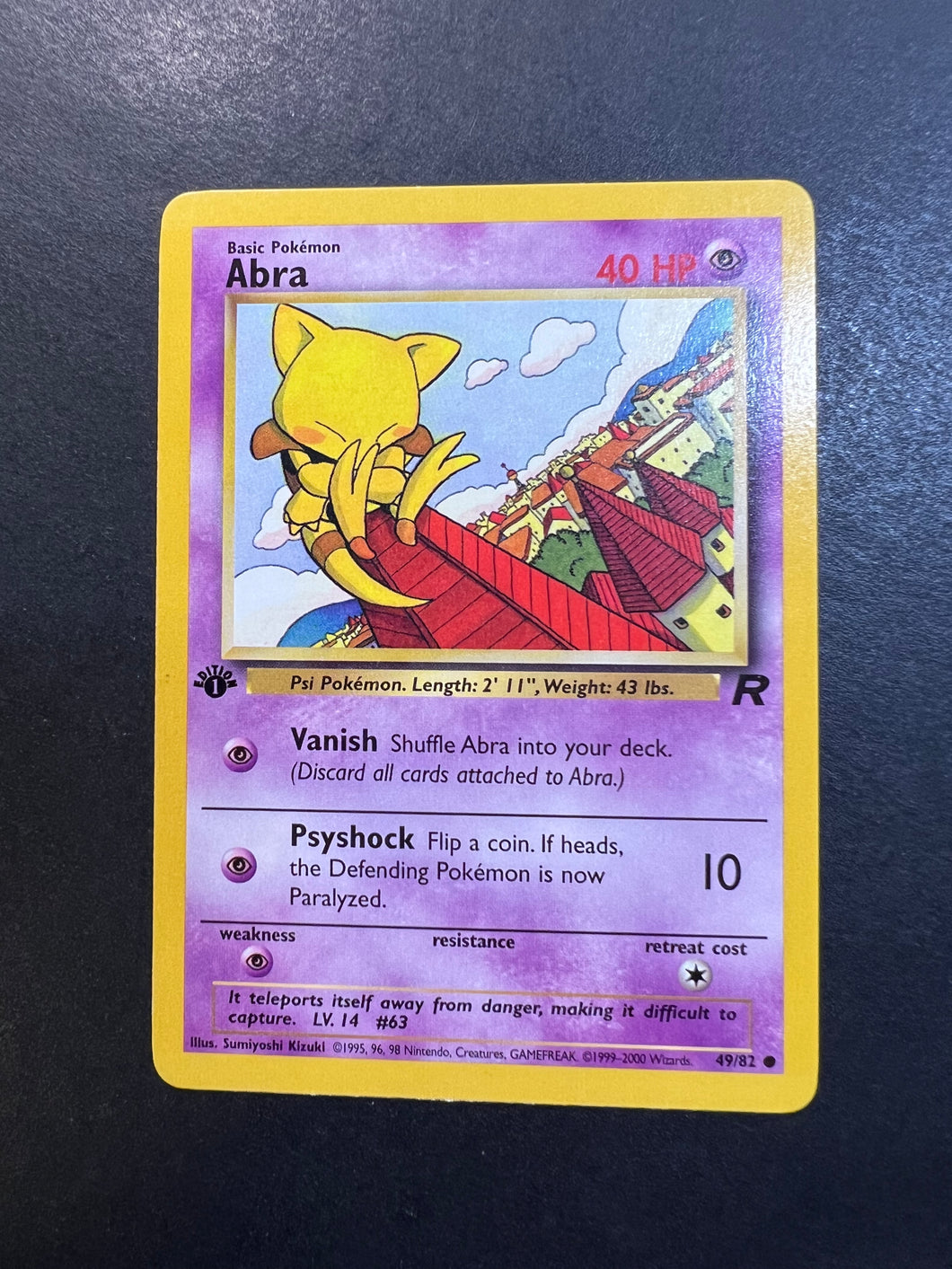Abra 1st Edition - 49/82 Non-Holo