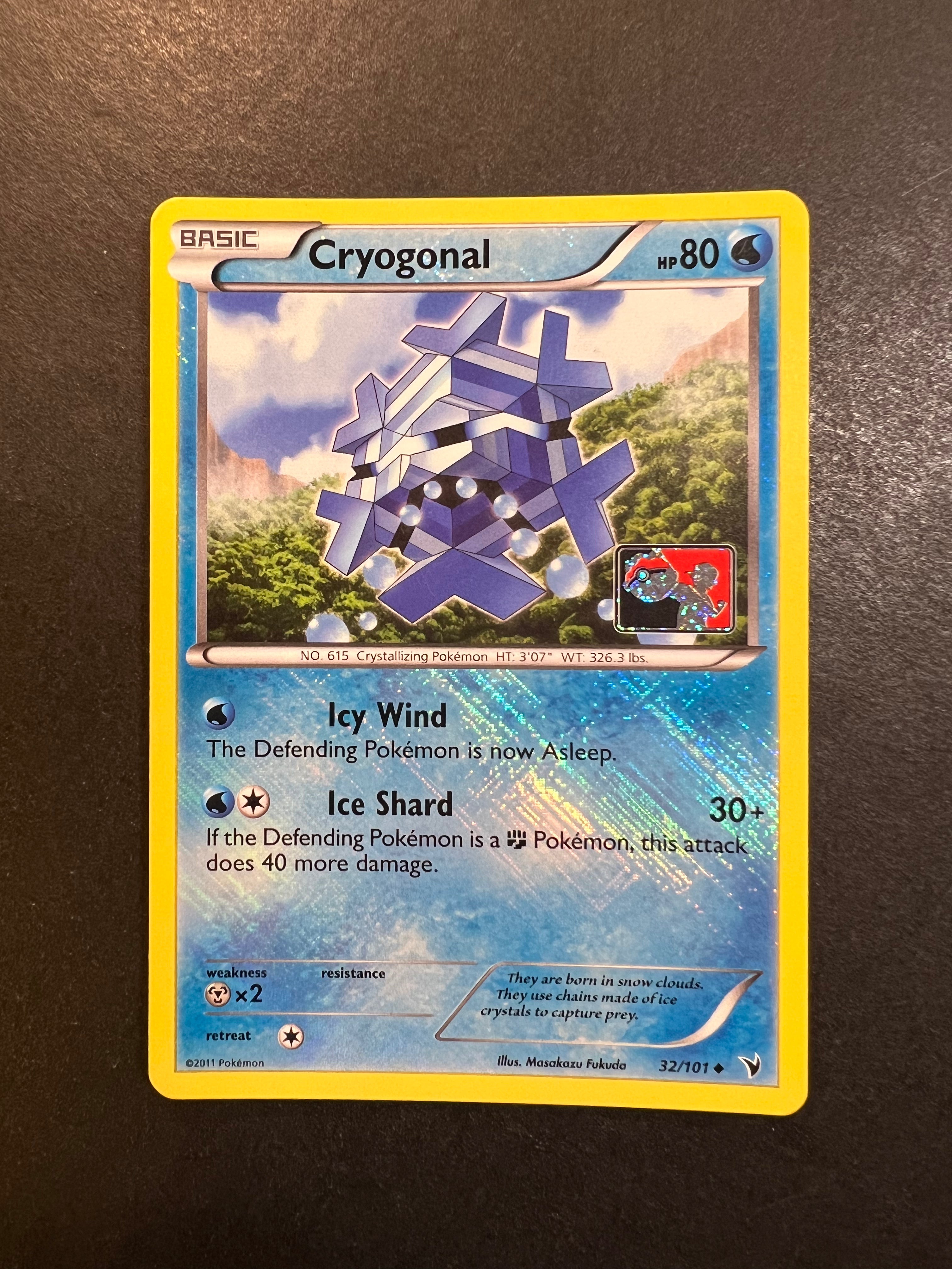 Cryogonal - 32/101 Reverse Holo League Promo