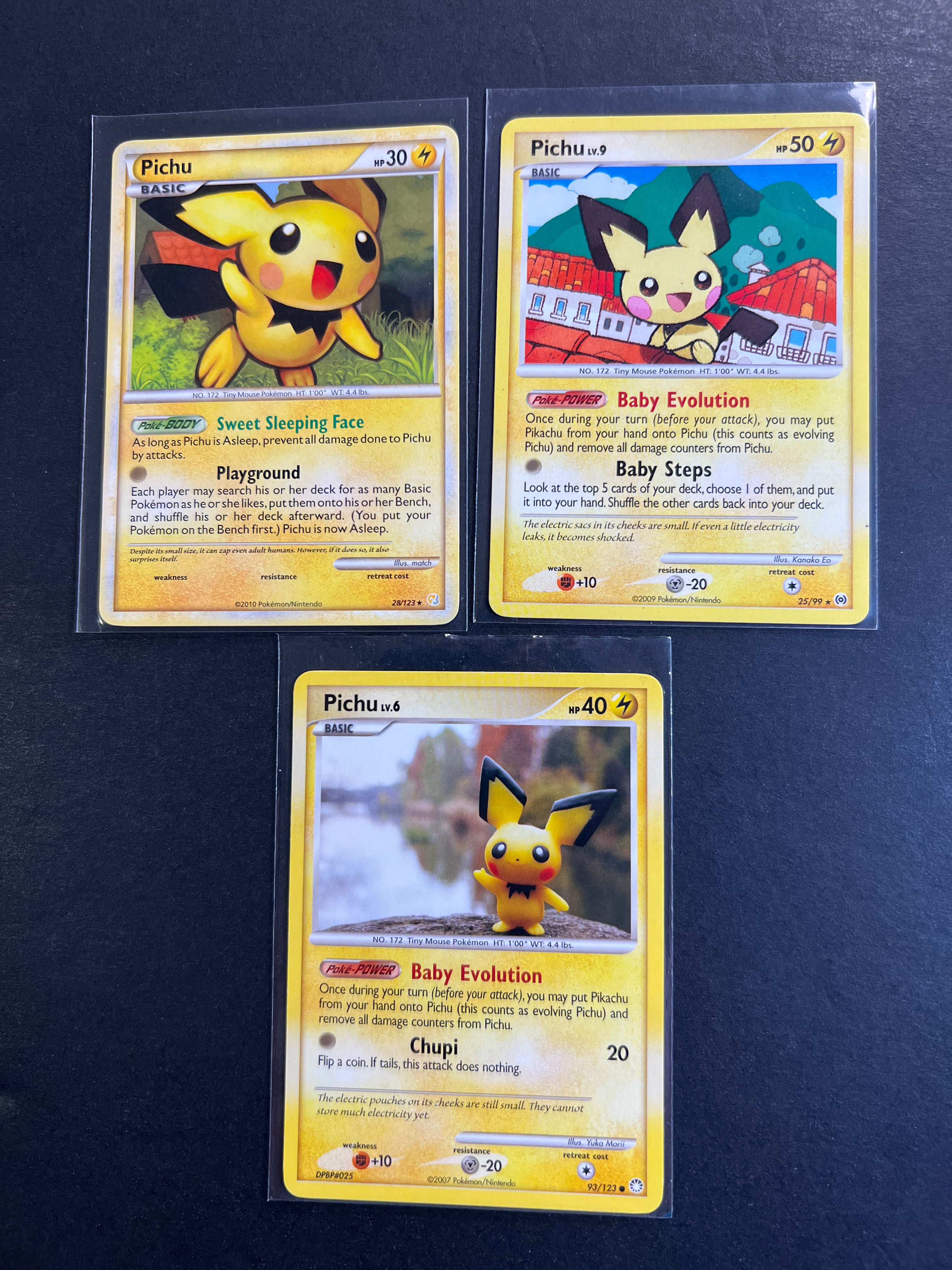 Pokemon Pichu Card Lot - 3 Cards - Rare and Vintage Collection! JAB Games13 Pokemon Pichu Card Lot - 3 Cards - Rare and Vintage Collection! JAB Games13