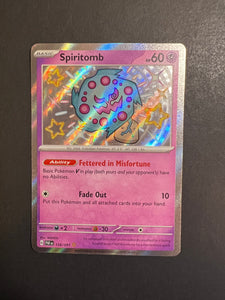 Spiritomb - 158/091 Shiny Holo Rare - Paldean Fates