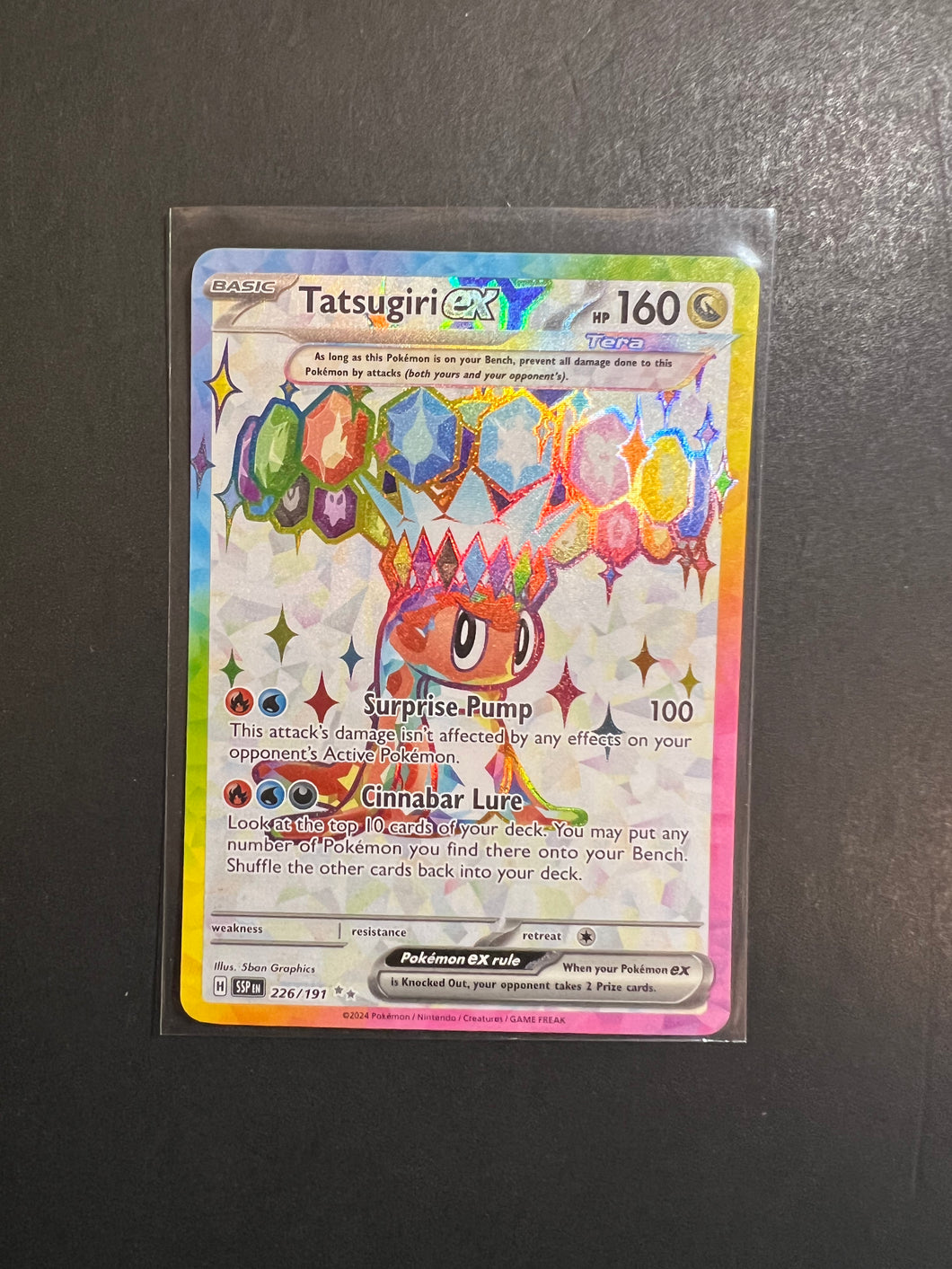 Tatsugiri ex - 226/191 Full Art Ultra Rare - Surging Sparks