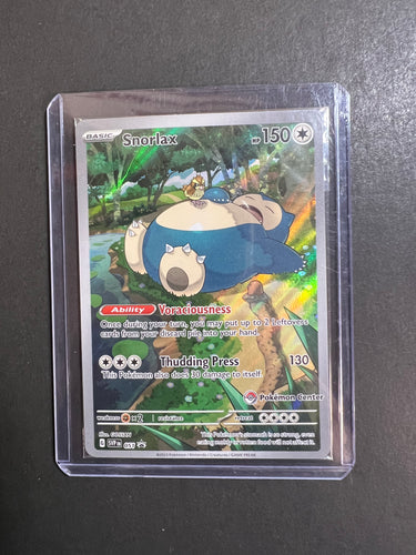 Snorlax - 051 Sealed Pokemon Center 151 Holo Rare Promo Card!