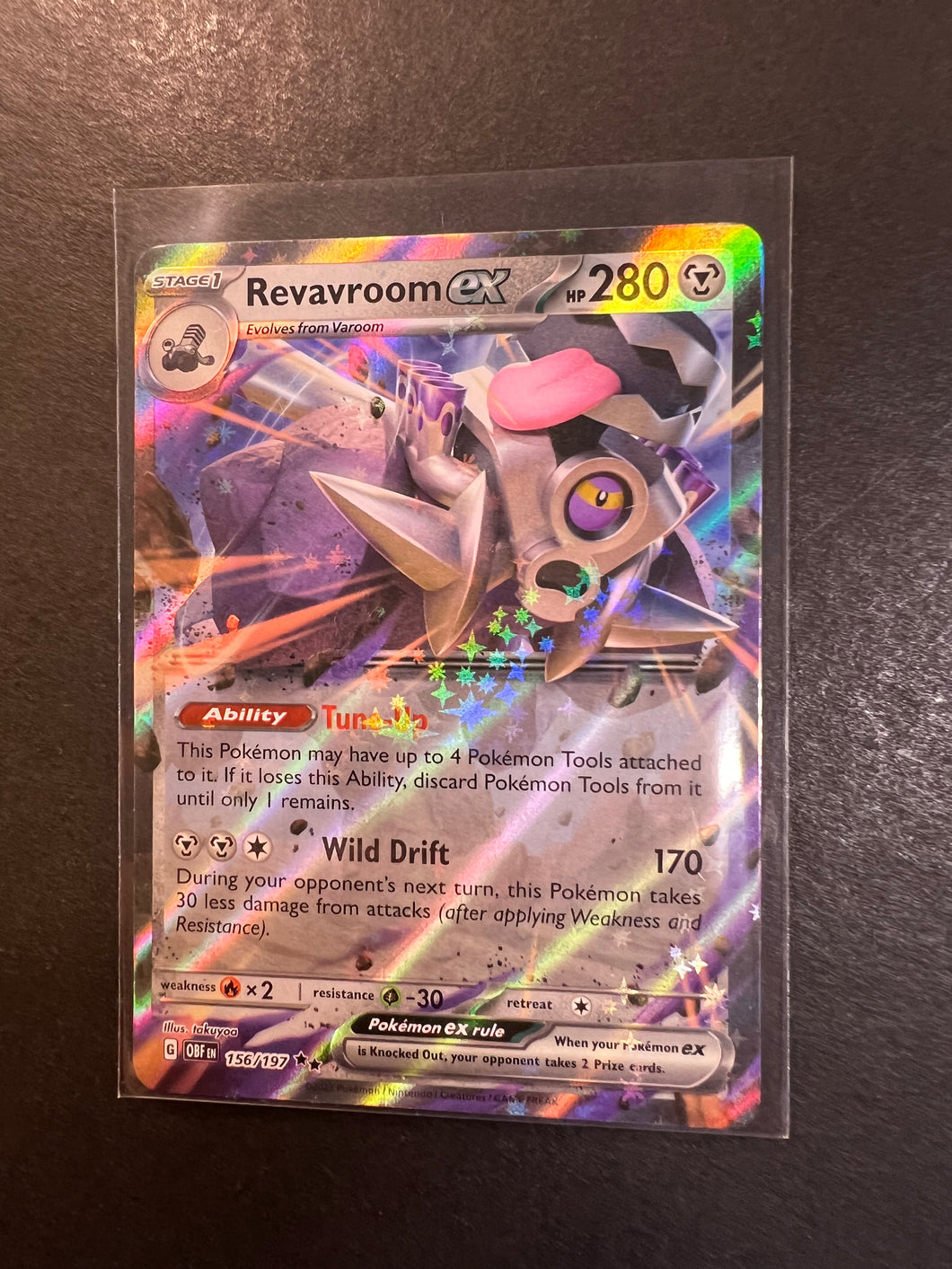 Revavroom ex - 156/197 Ultra Rare - Obsidian Flames JAB Games13 Revavroom ex - 156/197 Ultra Rare - Obsidian Flames JAB Games13