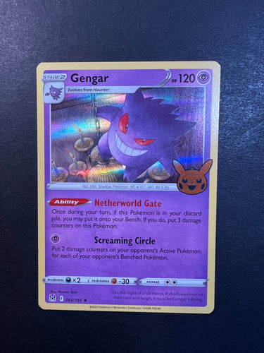 Gengar - 066/196 Holo Rare - Pokemon Halloween Set 2023