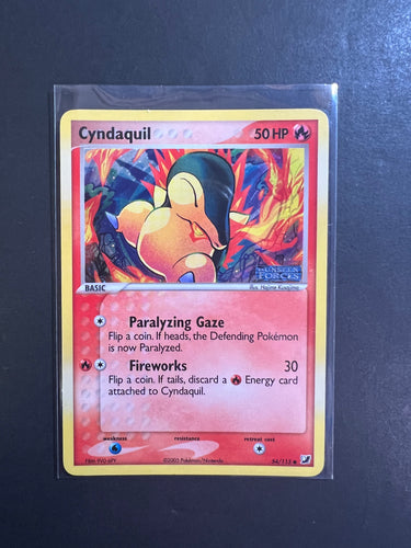 Cyndaquil - 54/115 “Stamped” Reverse Holo - EX Unseen Forces