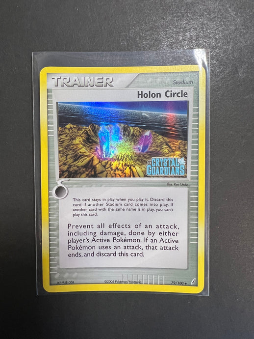 Holon Circle - 79/100 “Stamped” Reverse Holo Trainer - EX Crystal Guardians