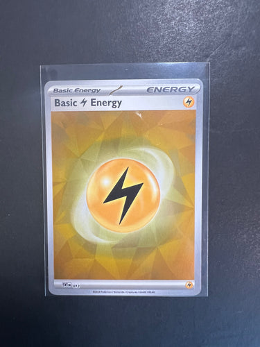 Lightning Energy - 012 Reverse Holo - Pokemon Prismatic Evolutions