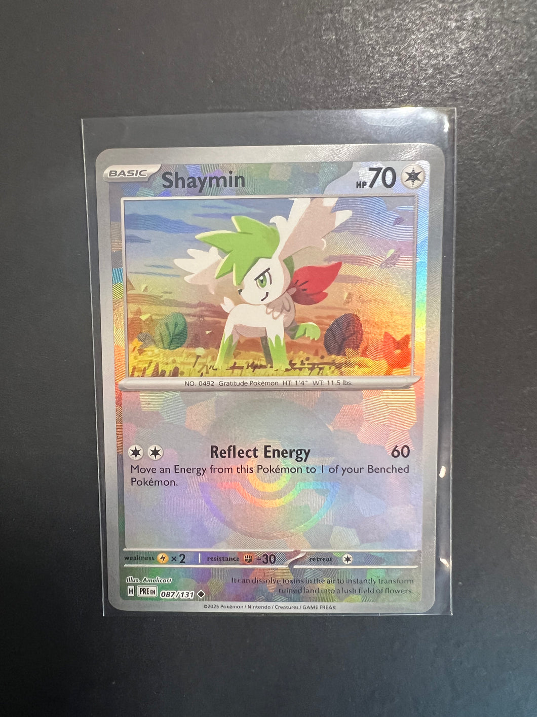 Shaymin - 087/131 Reverse Holo Pokeball - Prismatic Evolutions