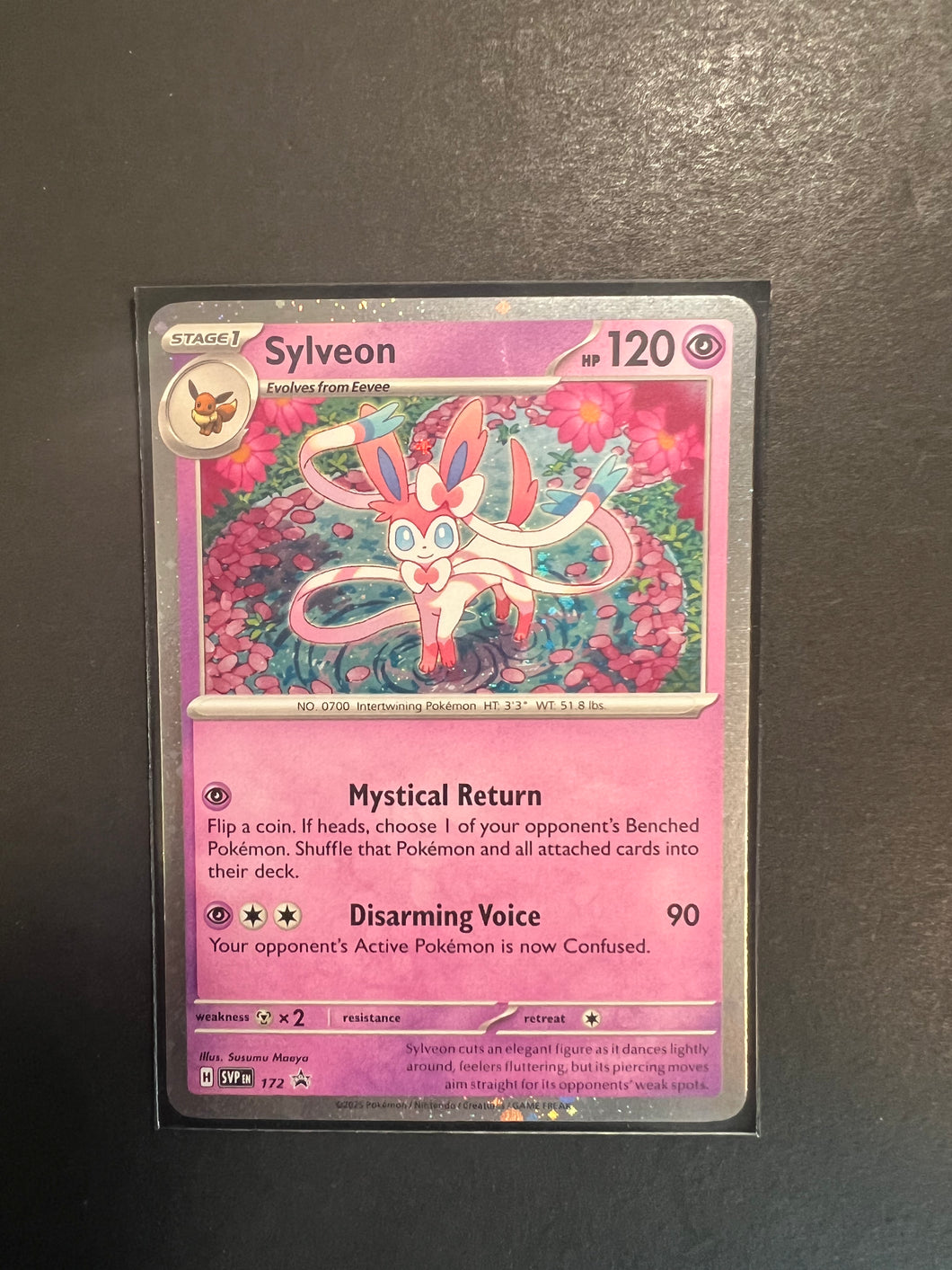 Sylveon - 172 Holo Rare Promo - Prismatic Evolutions