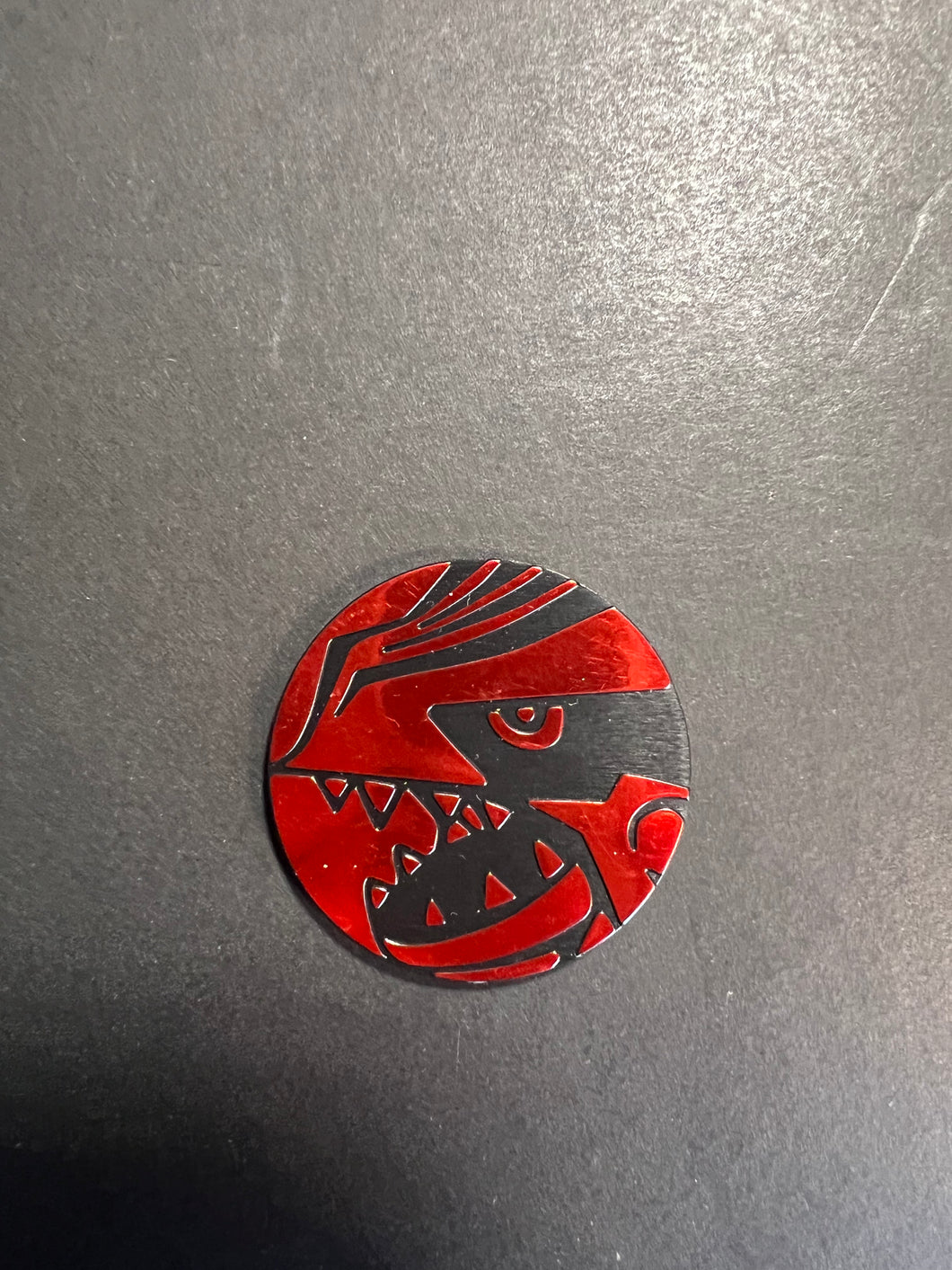 Pokemon Official Groudon Coin - Red