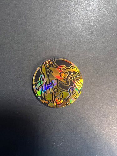 Official Pokemon Charizard Coin - Gold Cracked Ice