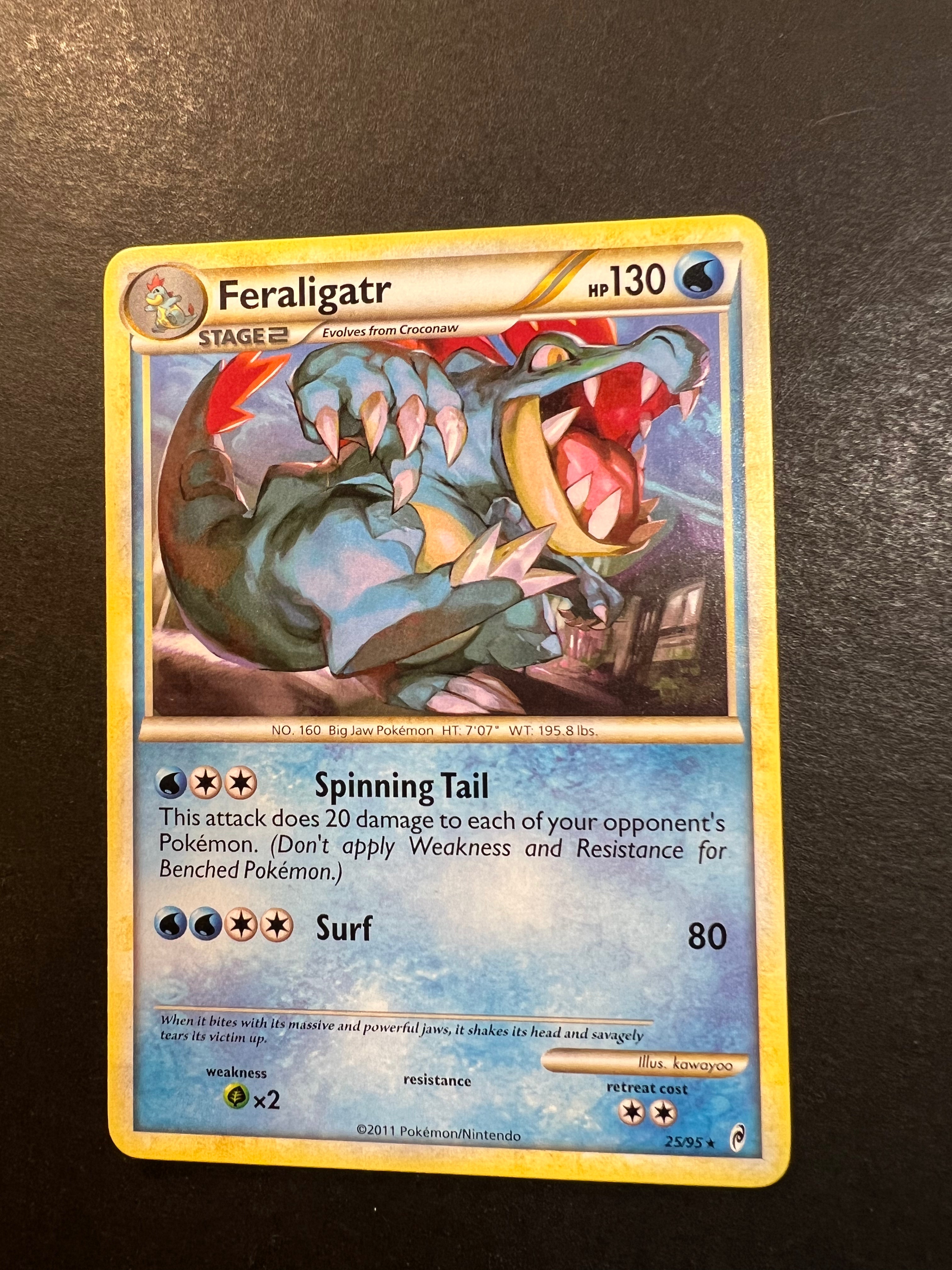 Feraligatr - 25/95 Non-Holo Rare - Call of Legends JAB Games13 Feraligatr - 25/95 Non-Holo Rare - Call of Legends JAB Games13