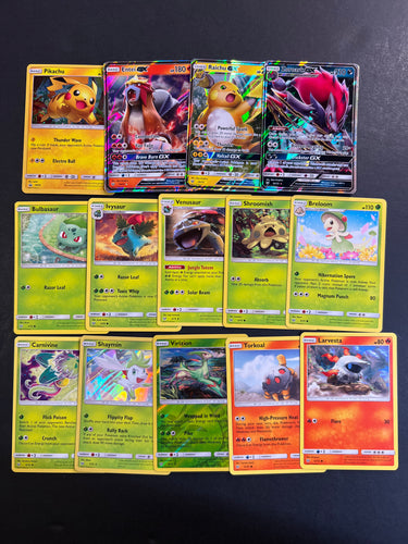 Pokemon Shining Legends Near Complete Set - 64 Cards - Ultra Rare GX, Reverse Holo and Holo Rare Cards!