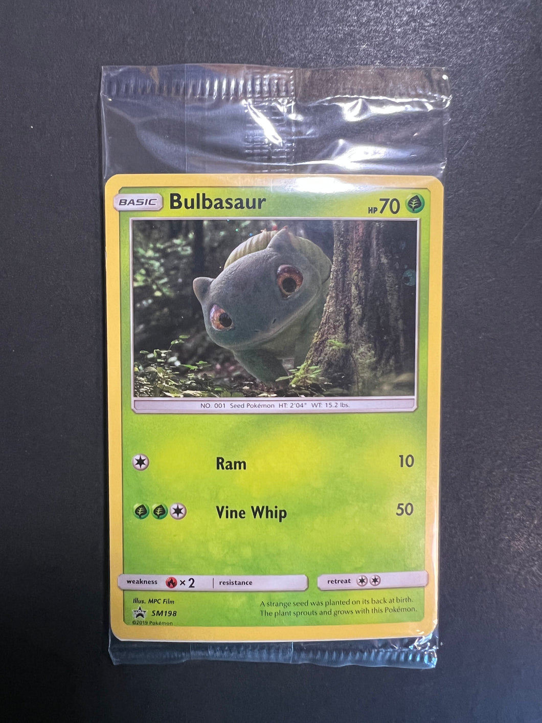 Bulbasaur - SM198 Holo Promo - Sealed Detective Pikachu