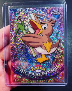 Farfetch’d - #83 Holo Rare - Pokemon Topps Chrome Sparkle Card - Series 2