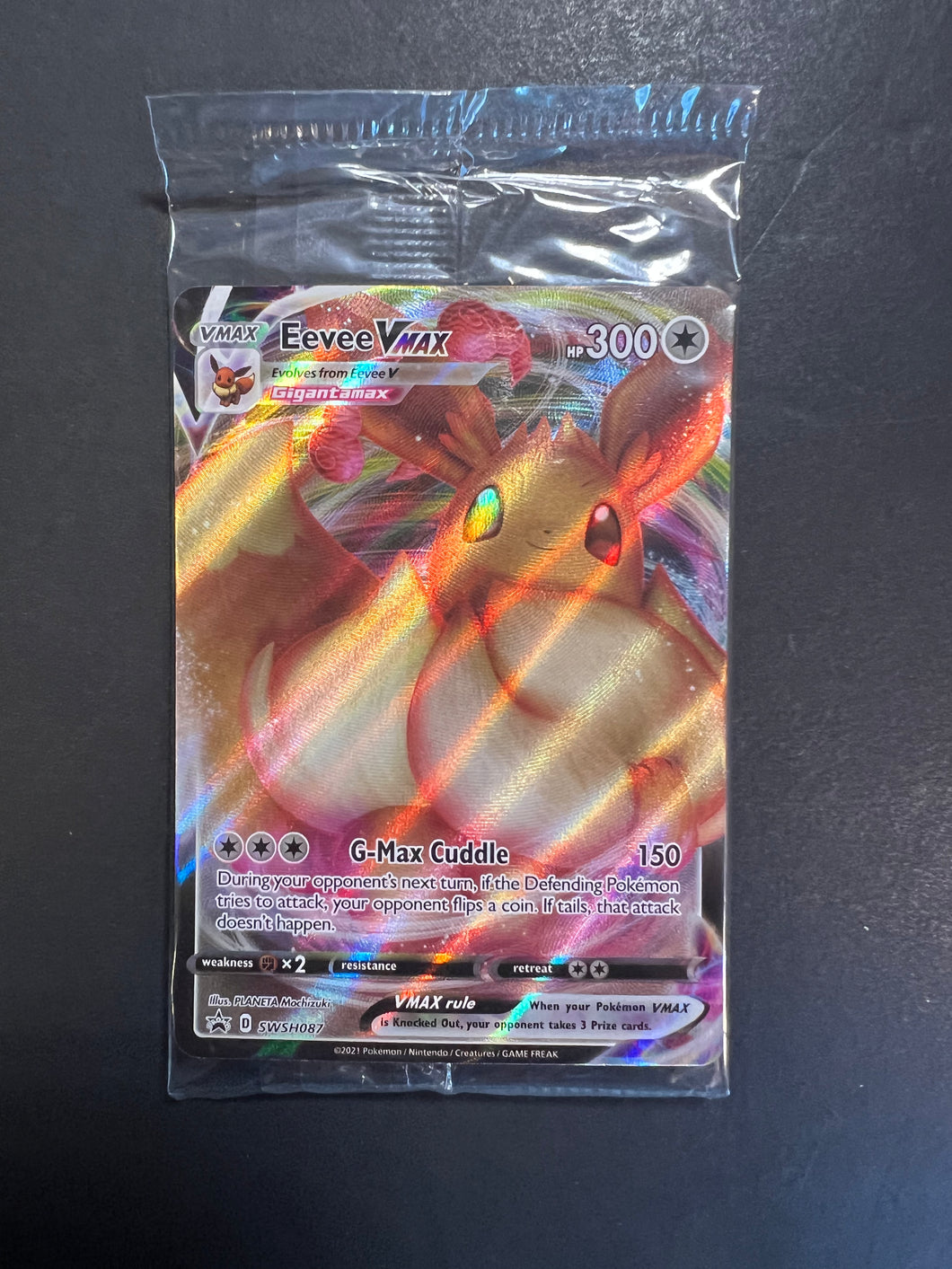 Eevee VMax - SWSH087 Full Art Ultra Rare Promo - Sealed!