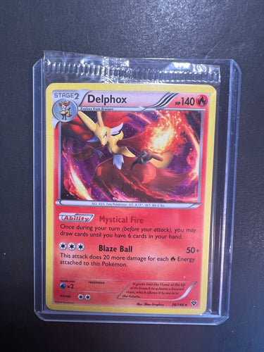 Delphox - 26/146 Holo Rare Promo - XY Promo Sealed