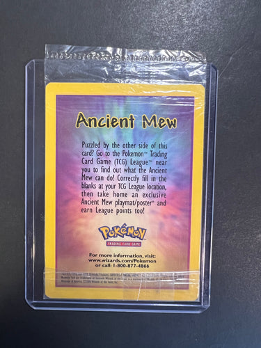 Ancient Mew - Holo Rare Promo - Sealed 2000 Movie Promo - Pokemon