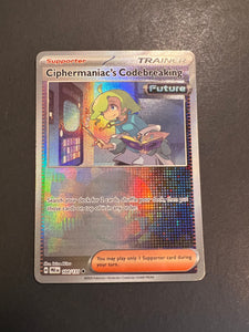 Ciphermaniac’s Codebreaking - 104/131 Holo Rare Pokeball - Prismatic Evolutions Trainer