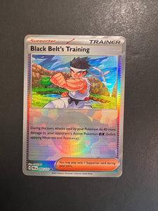 Black Belt’s Training - 097/131 Holo Rare Pokeball Trainer - Prismatic Evolutions