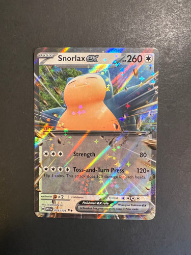 Snorlax ex - 076/131 Ultra Rare - Prismatic Evolutions