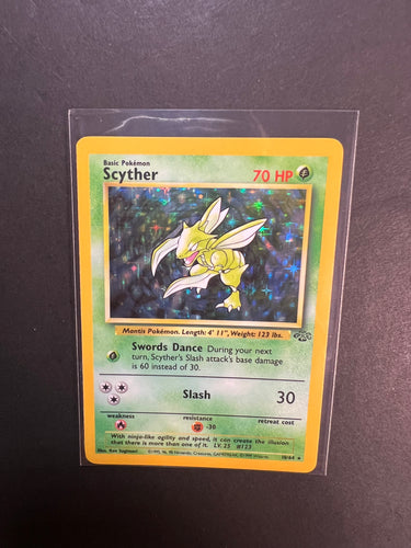 Scyther - 10/64 Holo Rare - Pokemon Jungle Set