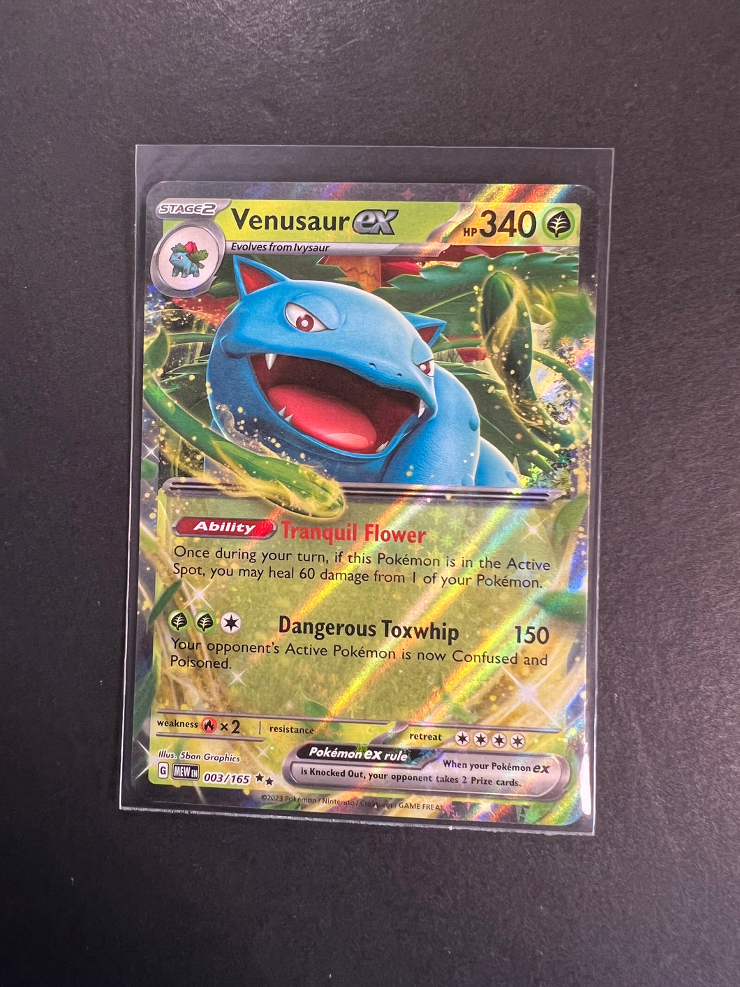 venusaur pokemon card value Venusaur ex - 003/165 Ultra Rare
