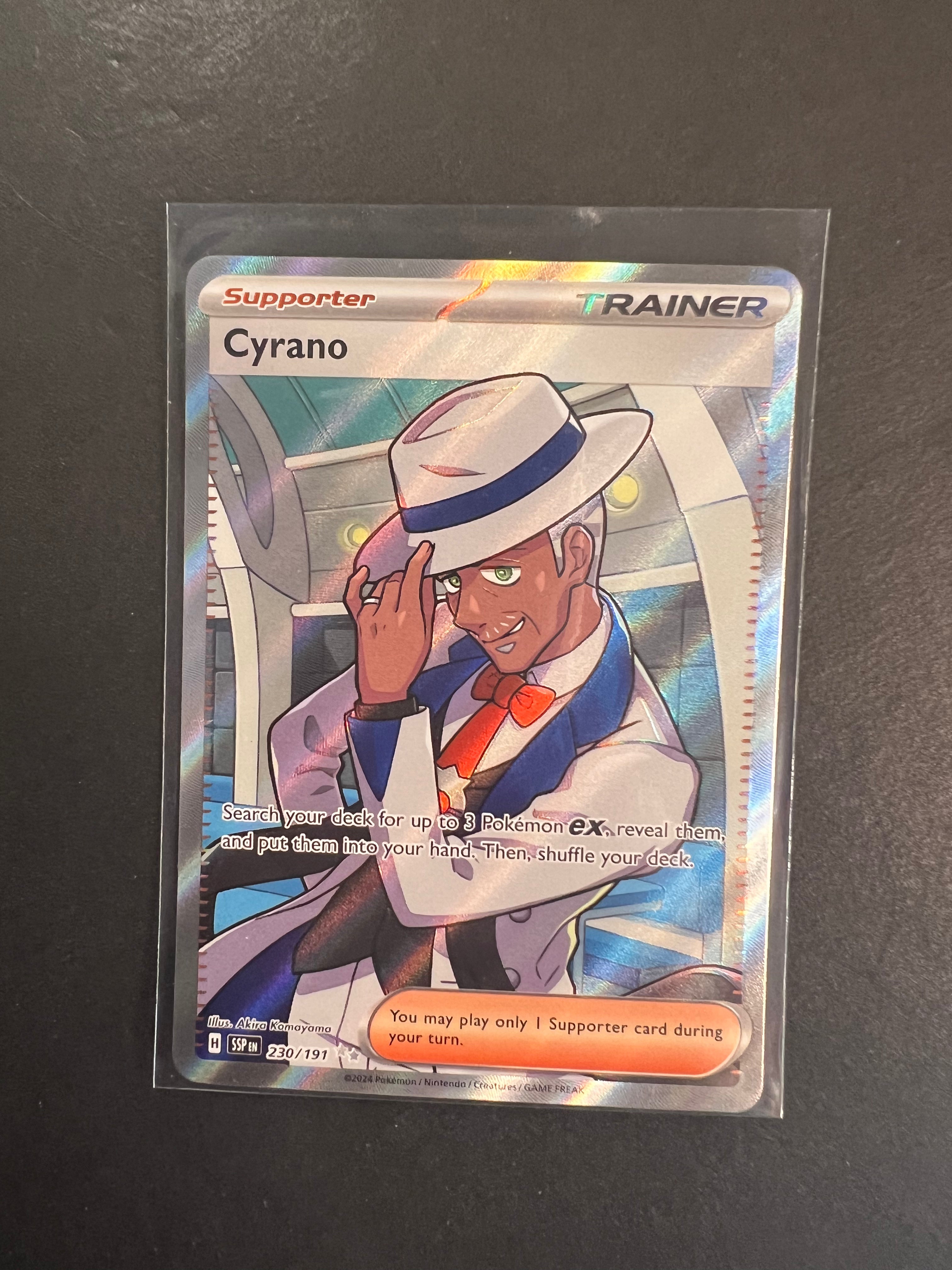 Cyrano - 230/191 Full Art Ultra Rare Trainer