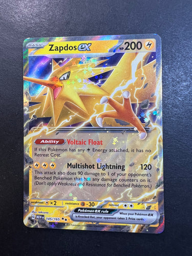 Zapdos ex - 145/165 Ultra Rare - Pokemon 151 Set