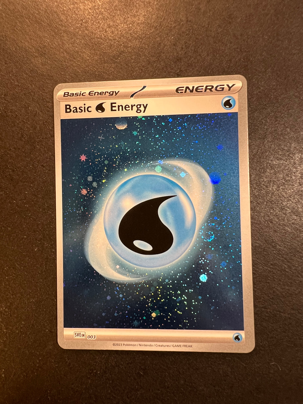 Water Energy - 003 Holo Rare - Pokemon 151 Set Water Energy - 003 Holo Rare - Pokemon 151 Set