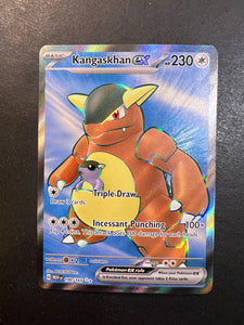 Kangaskhan ex - 190/165 Full Art Ultra Rare - Pokemon 151 Set – JAB Games13