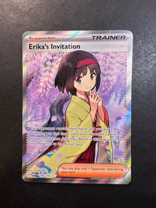 Erika's Invitation - 196/165 Full Art Ultra Rare Trainer - Pokemon 151 JAB Games13 Erika's Invitation - 196/165 Full Art Ultra Rare Trainer - Pokemon 151 JAB Games13
