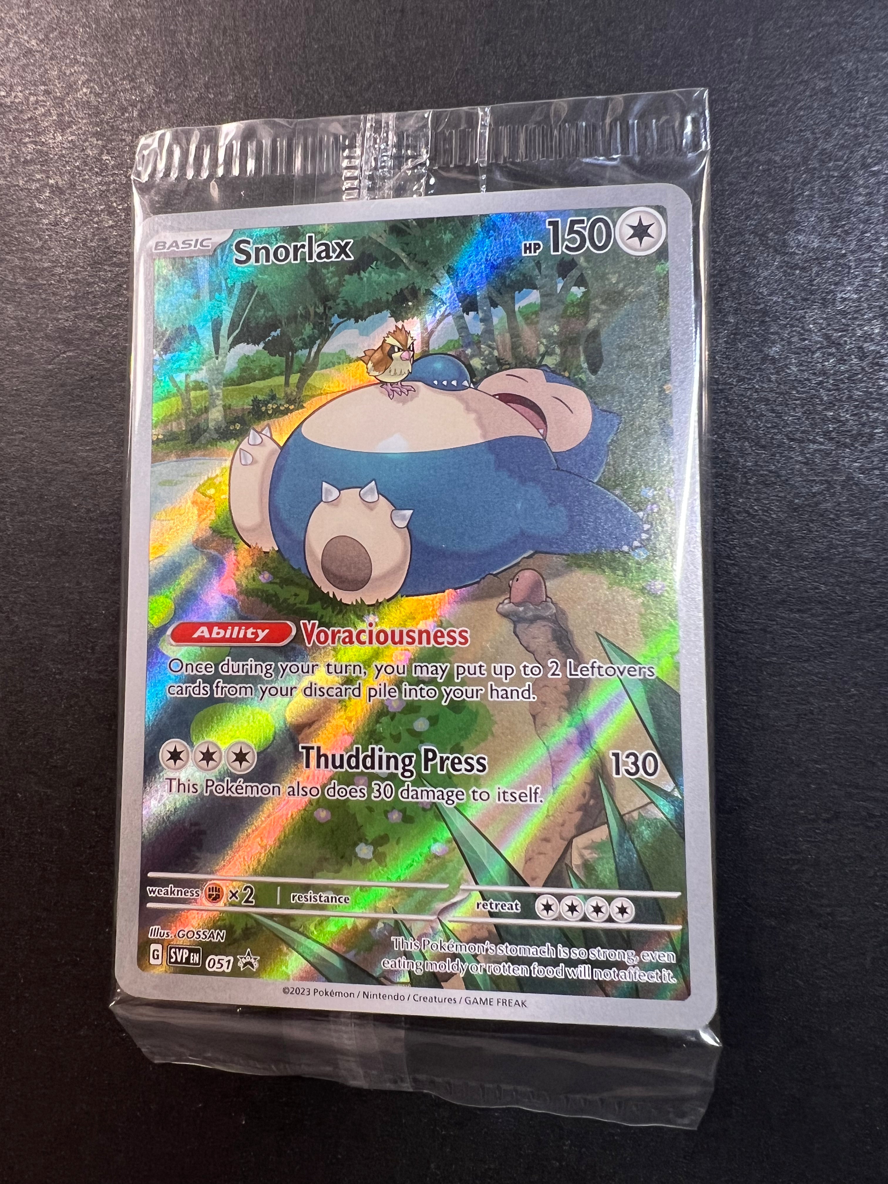 Snorlax - 051 Holo Ultra Rare Promo - Sealed Pokemon 151 Set JAB Games13 Snorlax - 051 Holo Ultra Rare Promo - Sealed Pokemon 151 Set JAB Games13
