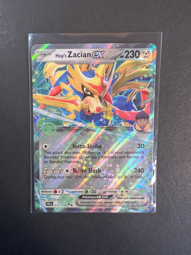 Hop’s Zacian ex - 111/159 Ultra Rare - Journey Together