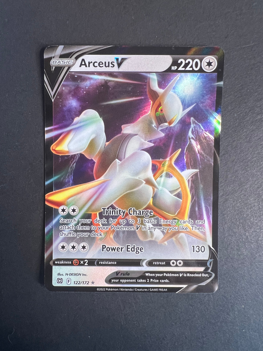 Arceus V - 122/172 Ultra Rare - Brilliant Stars