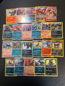 Pokemon Houndour and Houndoom Card Lot - 22 Cards - Ultra Rare V, Reverse Holos & Vintage