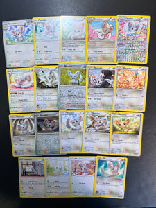 Pokemon Minccino and Cinccino Card Lot - 19 Cards - Reverse Holo Rare Collection!