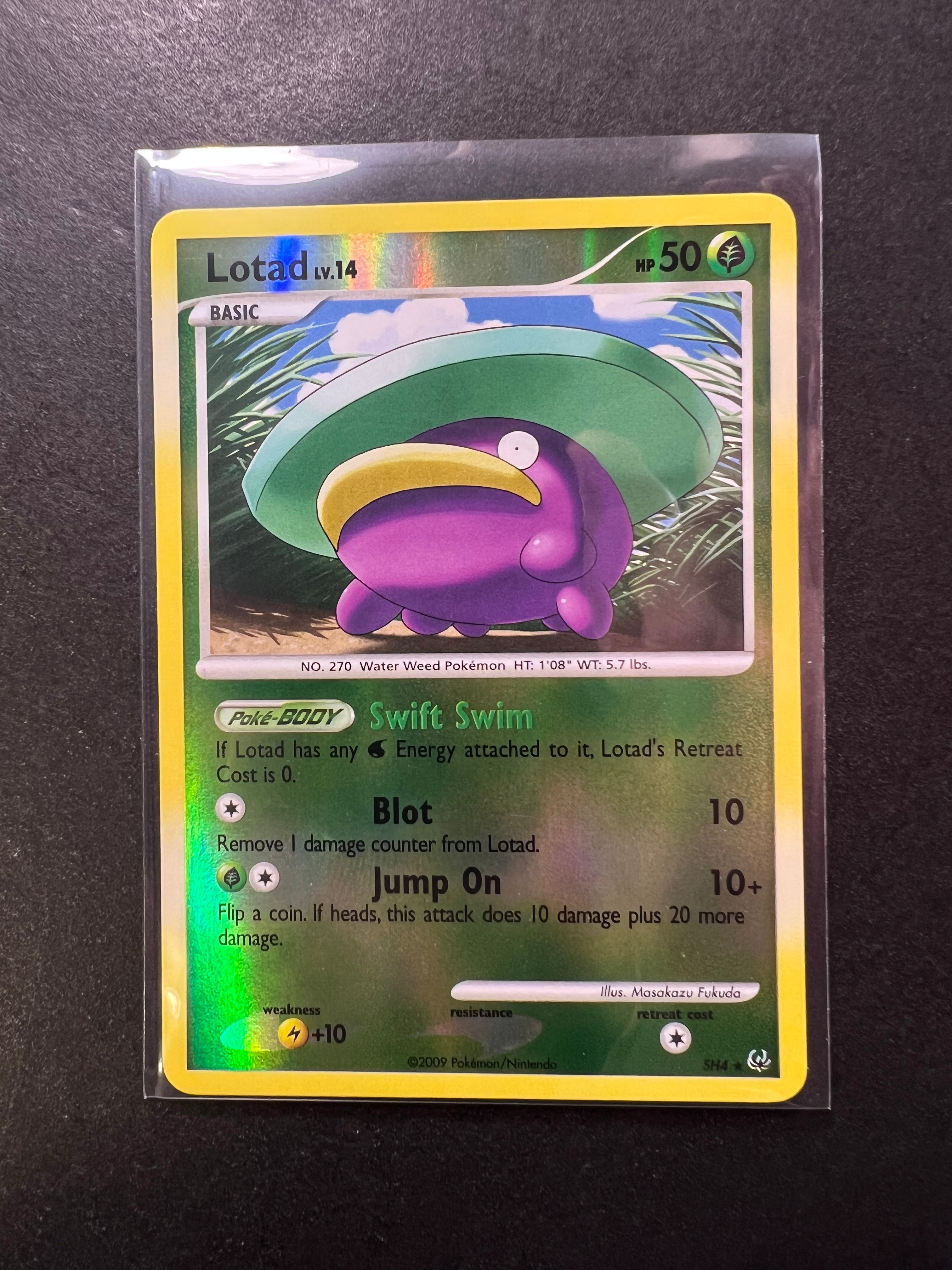 Lotad - SH4 Shiny Reverse Holo Rare - Platinum Base Set Lotad - SH4 Shiny Reverse Holo Rare - Platinum Base Set