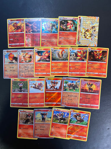 Pokemon Litleo and Pyroar Card Lot - 20 Cards - Break, Holo Rare and Reverse Holo Cards!