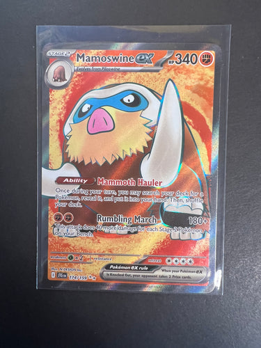 Mamoswine ex - 174/159 Full Art Ultra Rare - Journey Together
