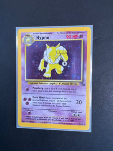 Hypno - 8/62 Holo Rare - Pokemon WOTC Fossil Set